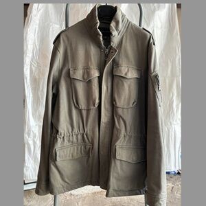 Men Khaki Coat from Banana Republic